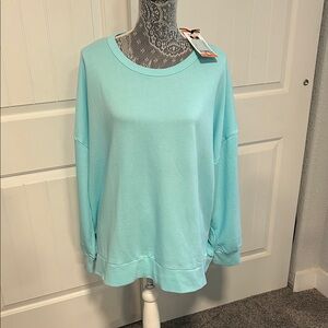 Buffalo David Bitton Aqua Sweatshirt XXL